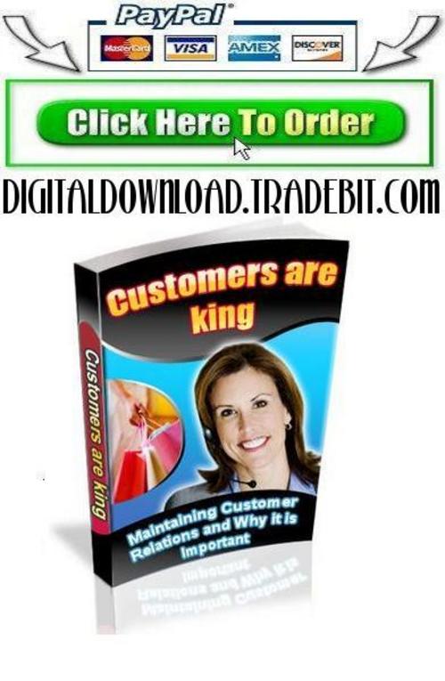 Product picture Customers are King