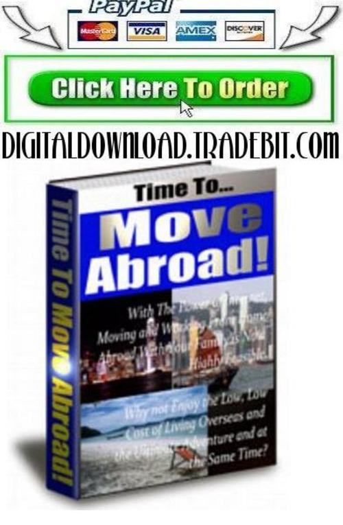 Product picture Time To Move Abroad