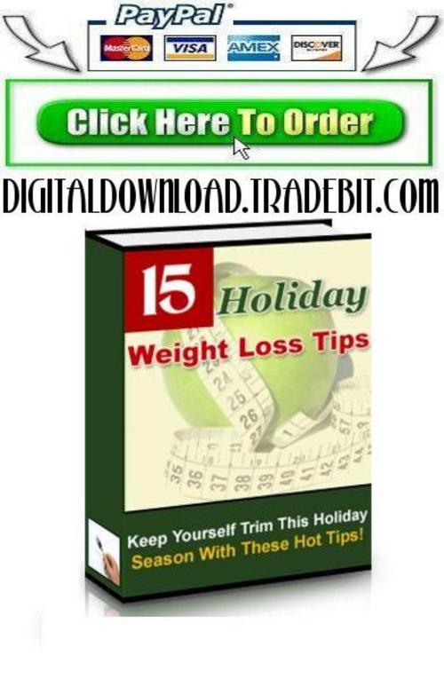 Product picture 15 Holiday Weight Loss Tips