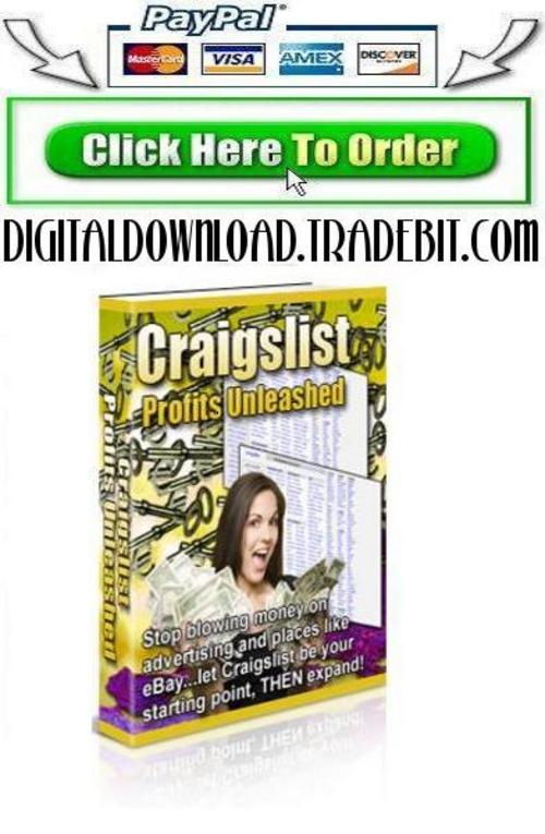 Product picture Craigslist Profits Unleashed