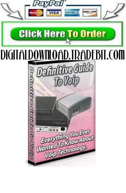 Product picture Definitive Guide To Voip