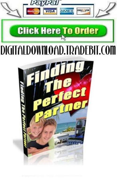 Product picture Finding The Perfect Partner