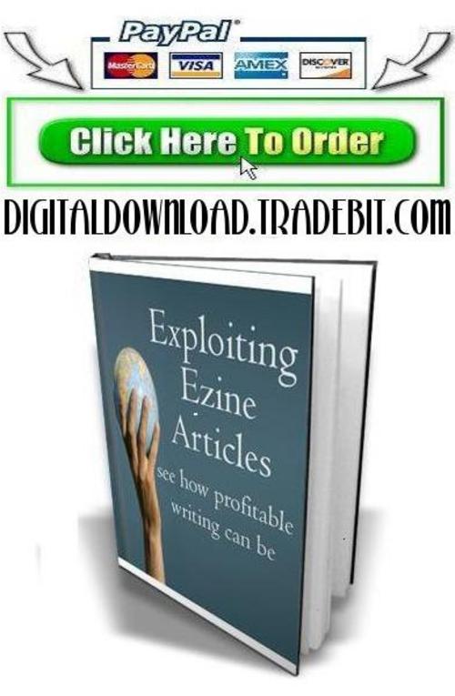 Product picture Exploiting Ezine Articles