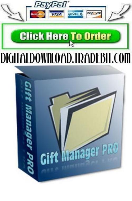 Product picture Gift Manager Pro