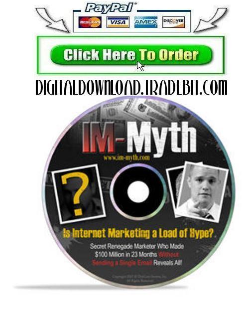 Product picture Internet Marketing Myth