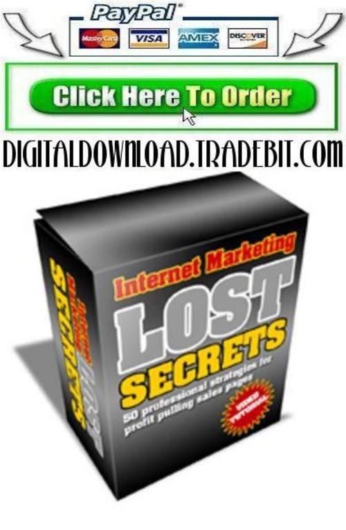 Product picture Internet Marketing Lost Secrets