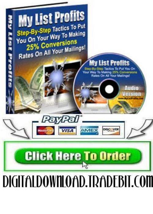 Product picture My List Profits