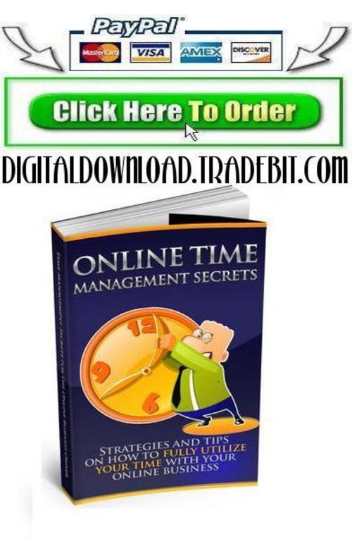 Product picture Online Time Management Secrets
