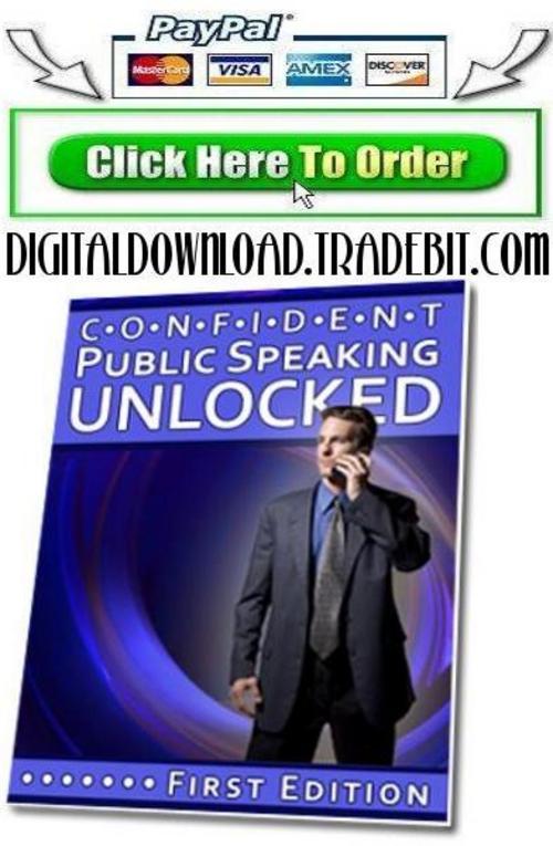 Product picture Confident Public Speaking Unlocked