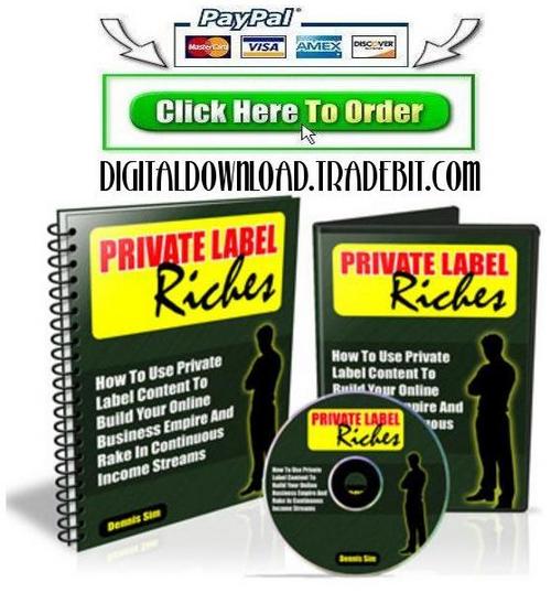 Product picture Private Label Riches