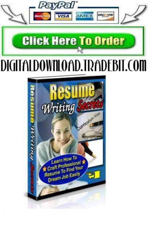 Product picture Resume Writing Secrets