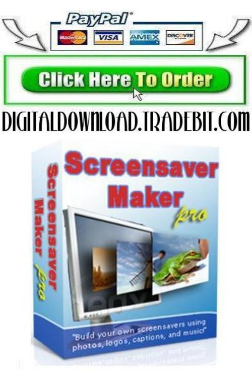 Product picture Screensaver Maker Pro