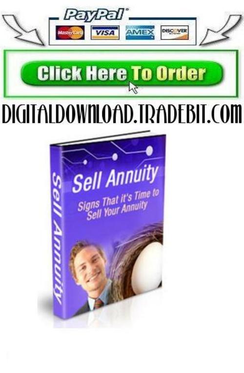 Product picture Sell Your Annuity
