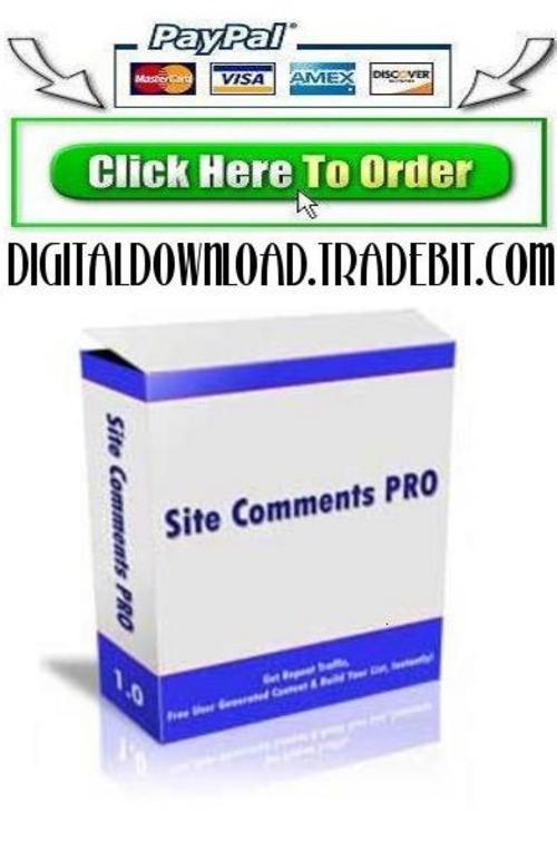 Product picture Site Comments Pro
