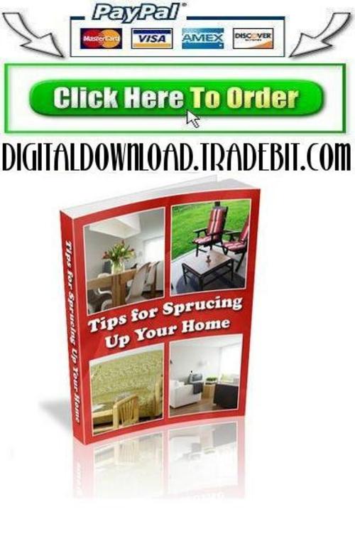 Product picture Tips for Sprucing Up Your Home