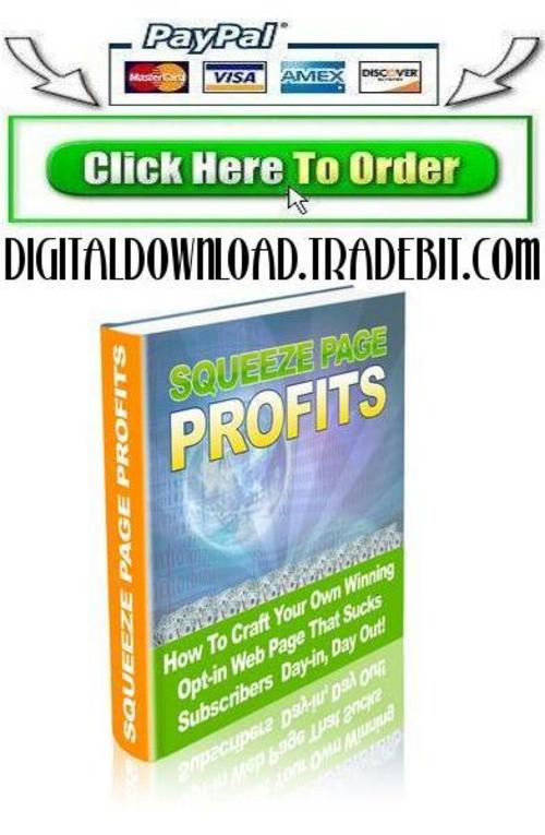 Product picture Squeeze Page Profits