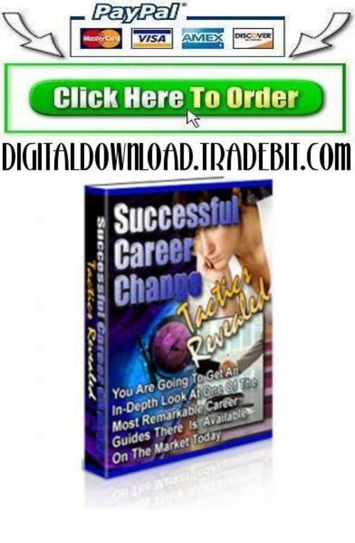 Product picture Successful Career Change Tactics Revealed