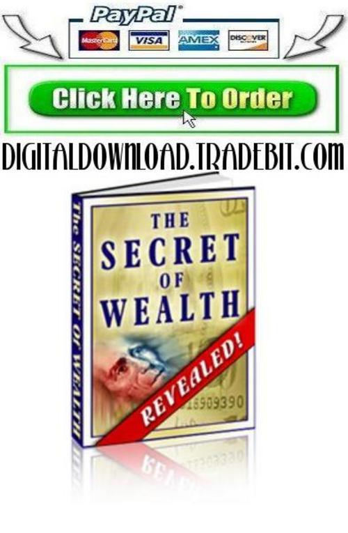 Product picture The Secret Of Wealth Revealed