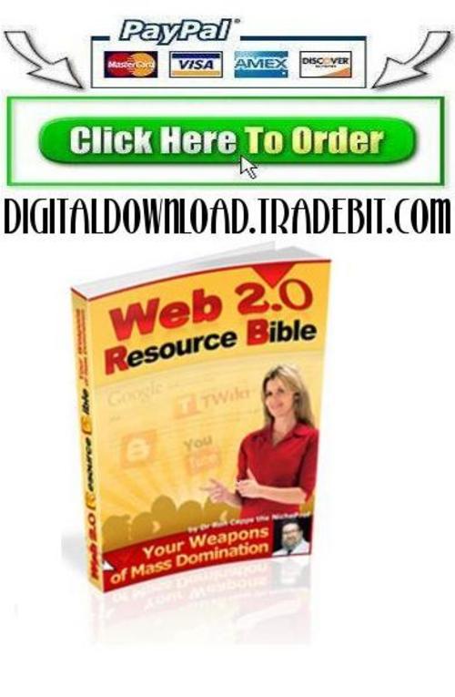 Product picture Web 2.0 Resource Bible