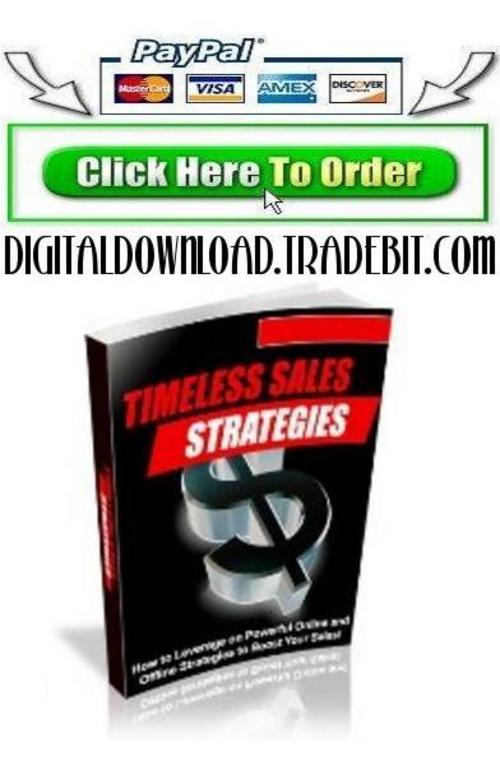 Product picture Timeless Sales Strategies