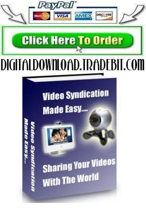 Product picture Video Syndication Made Easy