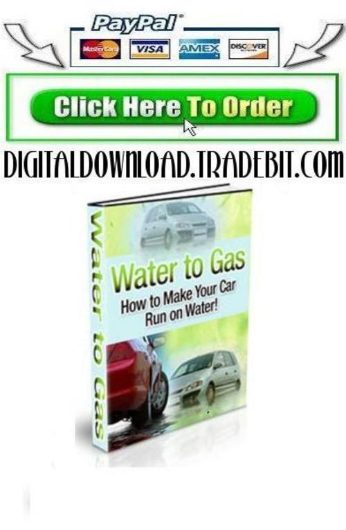 Product picture How To Make Your Car Run On Water