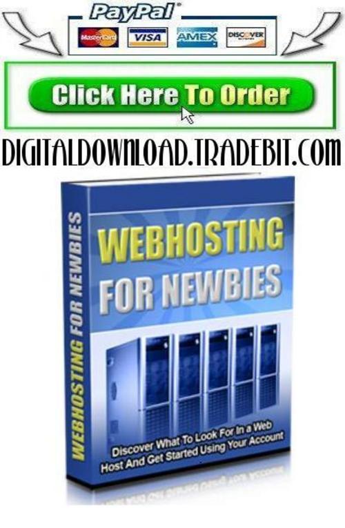 Product picture Web Hosting For Newbies