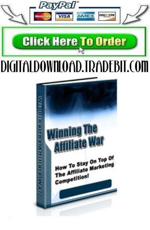 Product picture Winning The Affiliate War