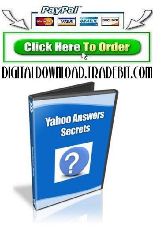 Product picture Yahoo Answers Secrets