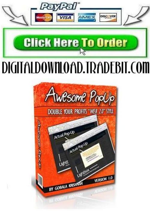 Product picture Awesome PopUp