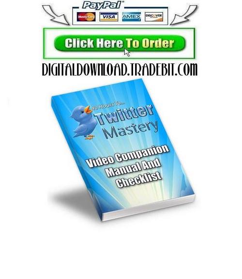 Product picture 40 Hours To Twitter Mastery 