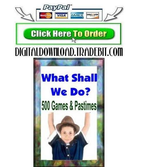 Product picture 500 Games And Pastimes