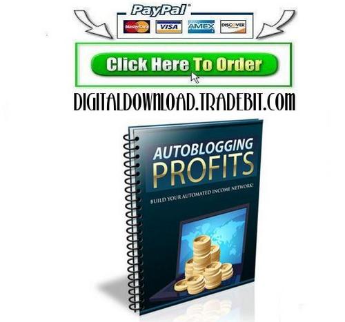 Product picture Auto blogging Profits