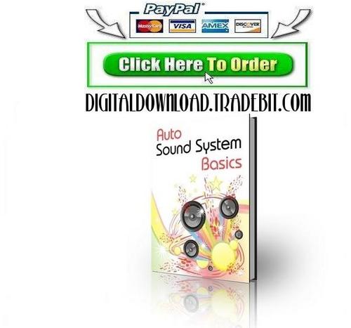 Product picture Auto Sound System Basics
