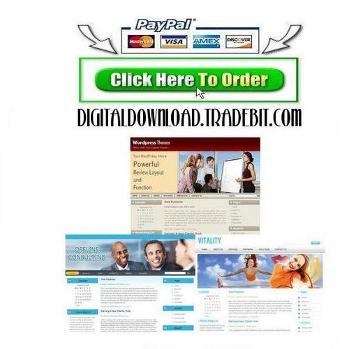 Product picture Three Blog Themes With Private Label Rights