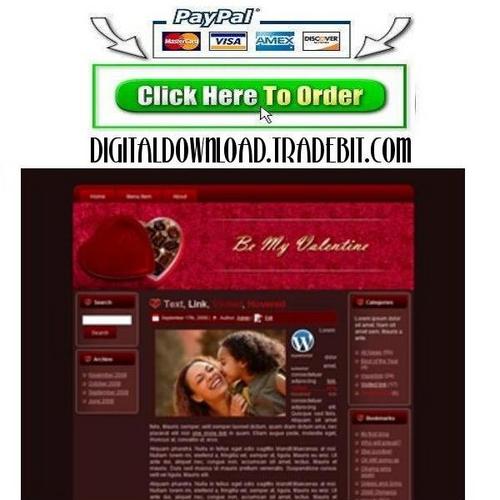 Product picture Chocolate Valentine Template