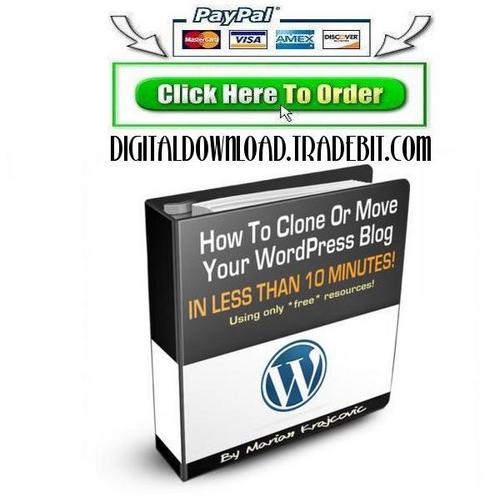 Product picture How To Clone Or Move Your Wordpress Blog