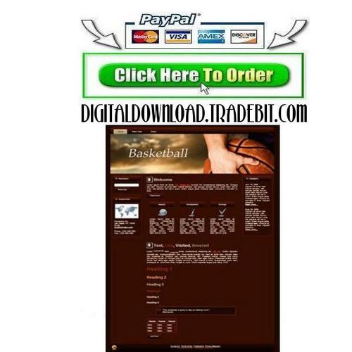 Product picture Basketball Template Package