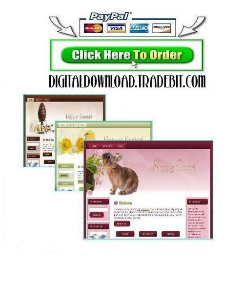 Product picture Easter Parade Bunny Template Package