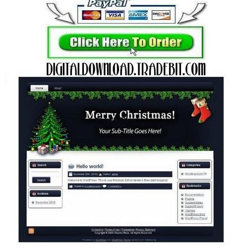 Product picture Christmas Tree Template Package