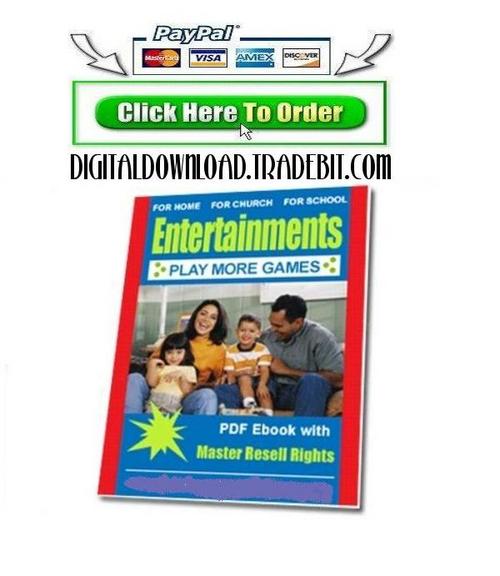 Product picture Entertainments for Home, Church, and School