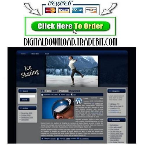 Product picture Ice Skating Template Package