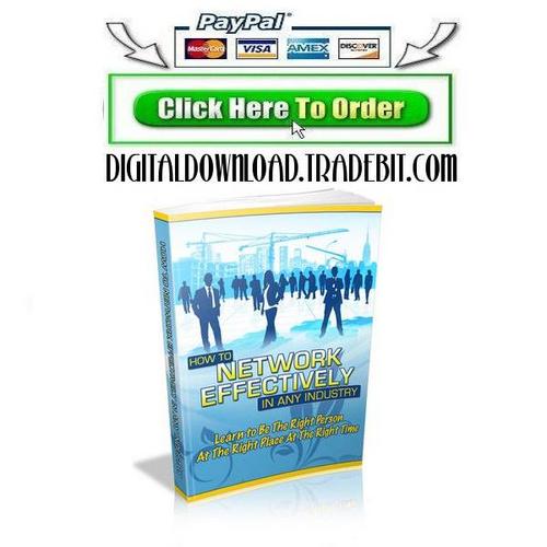 Product picture How To Network Effectively In Any Industry