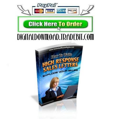 Product picture High Response Sales Letters