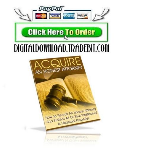 Product picture Acquire An Honest Attorney