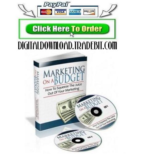 Product picture Marketing on a Budget