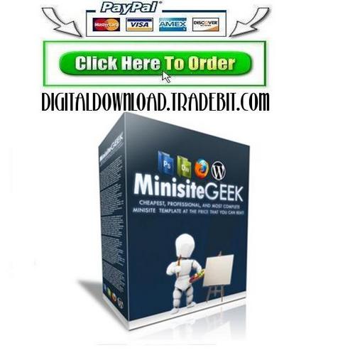 Product picture Minisite Geek