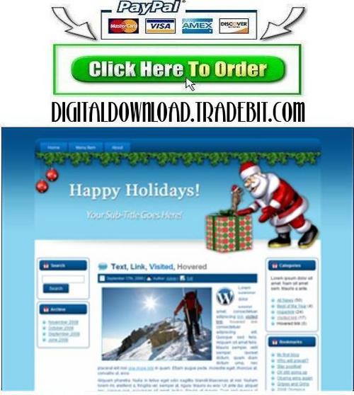 Product picture Santa Template Package