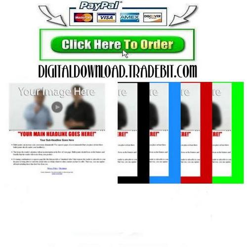 Product picture Teaser Opt-In Pages